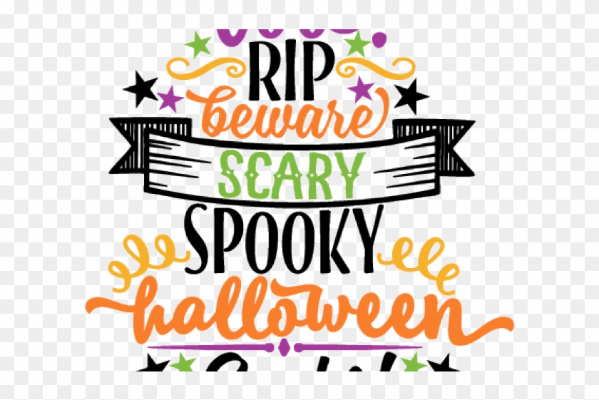 Cute Halloween Word Art Clipart , Png Download - Cute Halloween Word Clipart #1760764