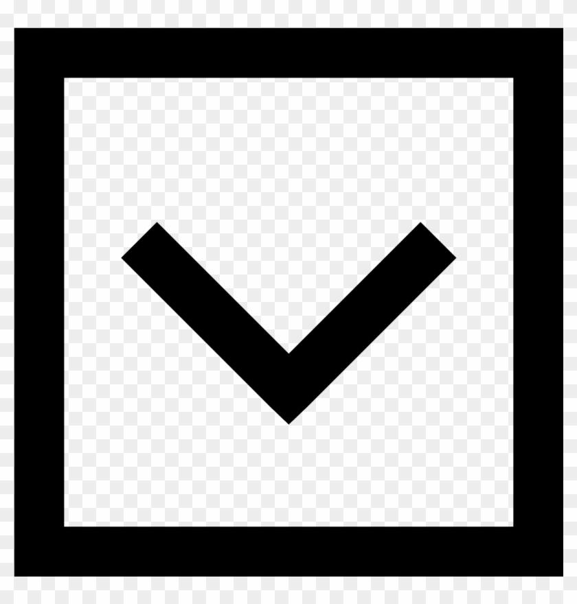 Drop Down Icon - Adobe Illustrator White Icon #1760878