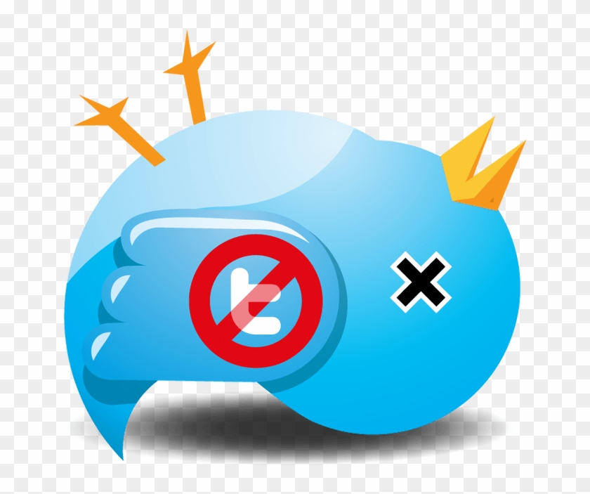 Dead Clipart Blue Bird - Dead Twitter Bird #1760924