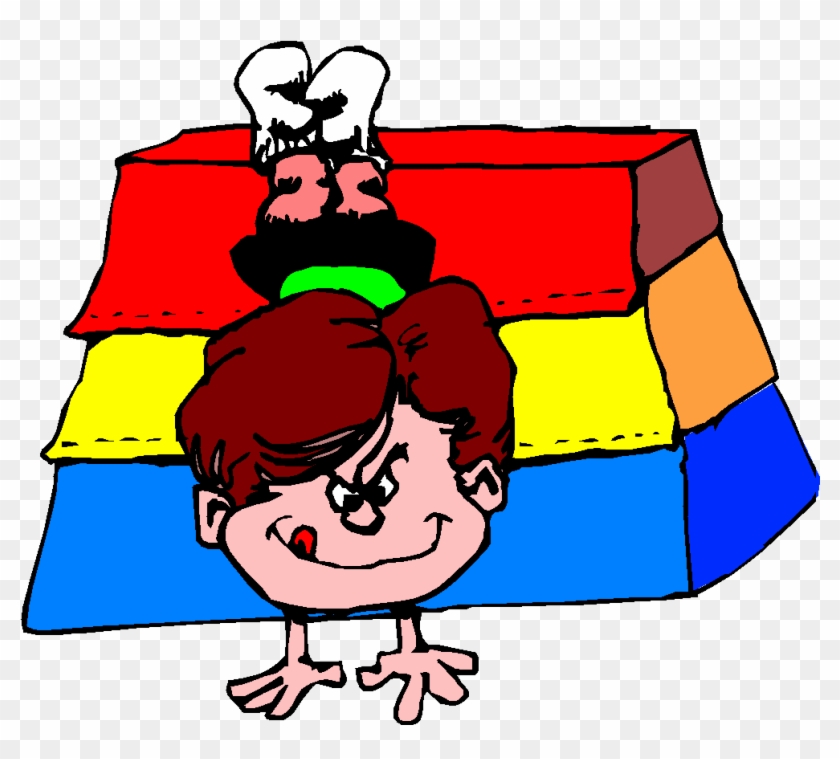 Trampoline Clipart Kid Gym - Cartoon #1761042