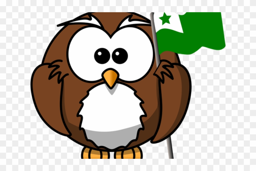 Finland Flag Clipart Owl - Cartoon Owl With Hat #1761052