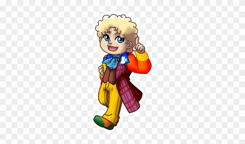 Chibi 6th Doctor V1 By Twinenigma On Deviantart - Cartoon #1761230