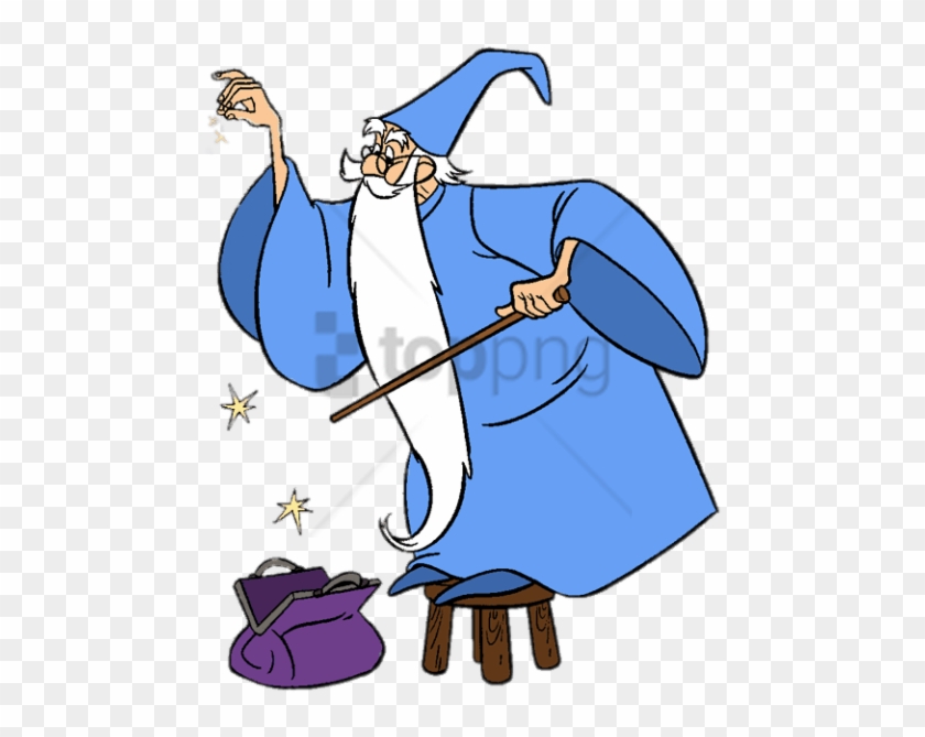 Free Png Download Merlin Adding Some Magic To His Bag - Sword In The Stone Png #1761271