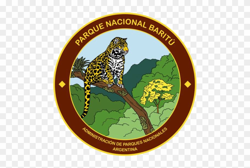 Logo Of The National Park Featuring The Jaguar - Parque Nacional Baritu Logo #1761503