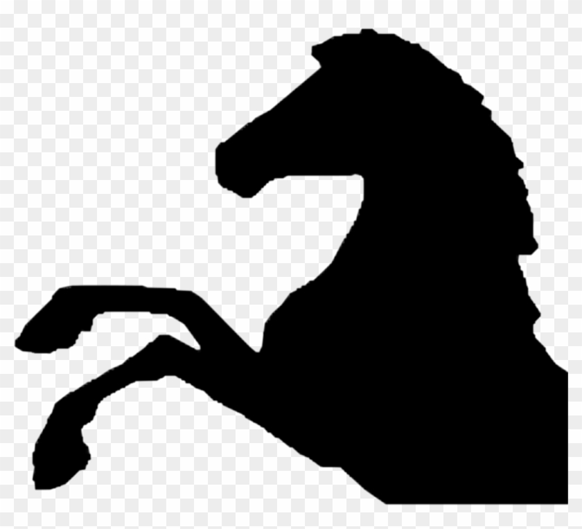 Horse Face Clip Art - Horse Head Silhouette #1761528