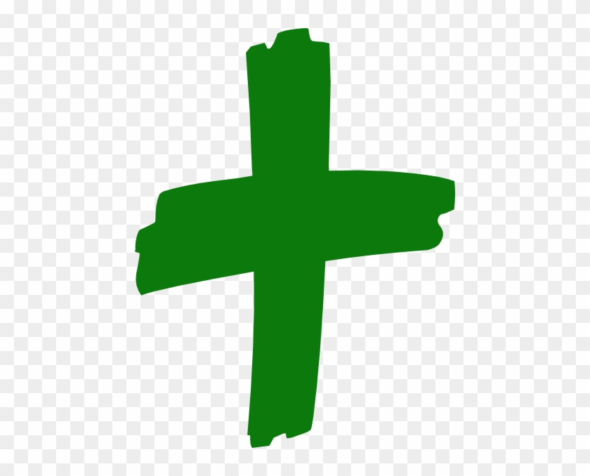 Green Cross Png - Cross Green Clip Art #1761529