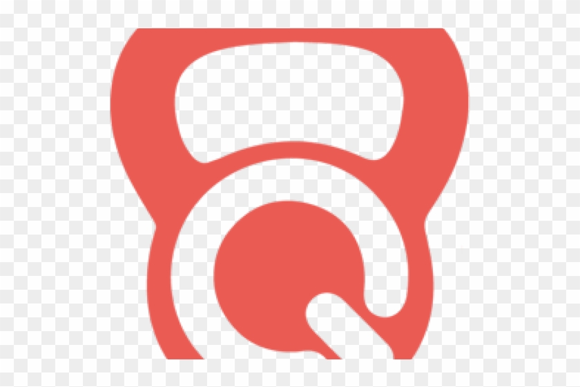 Red Clipart Kettlebell - Circle #1761755