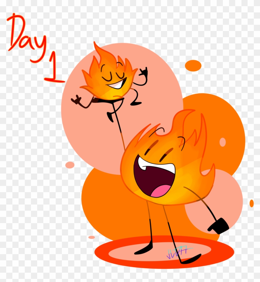 Firey And Firey Jr Bfb Firey Jr Free Transparent Png Clipart Images Download