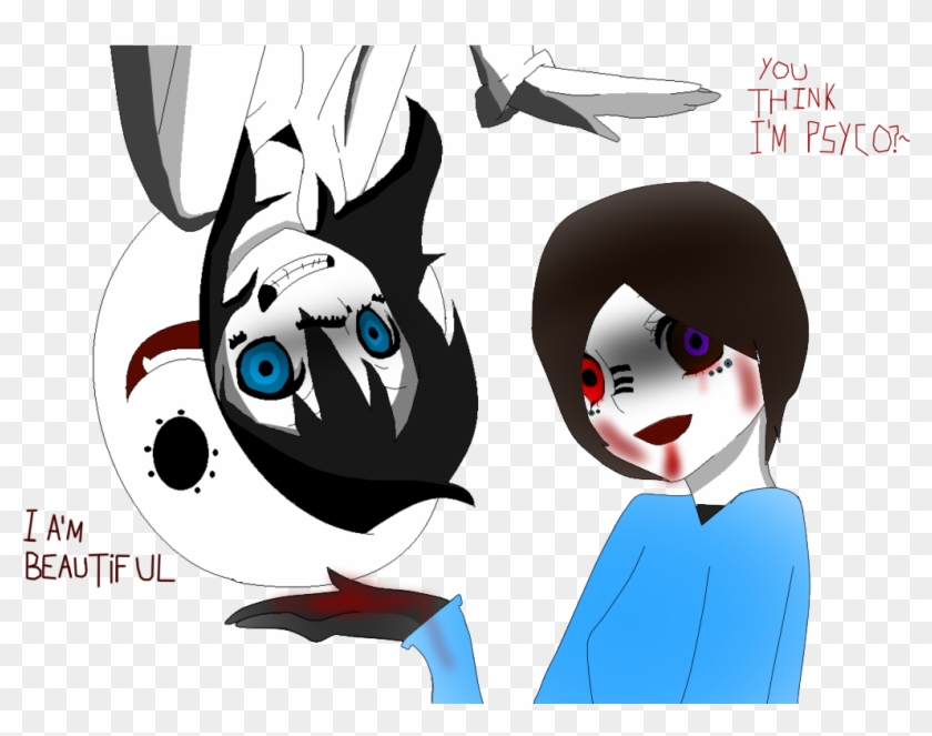 Jeff And Psycho Me Matryoshka By Luzthekiller - Ayano Aishi X Jeff The Killer #1761917