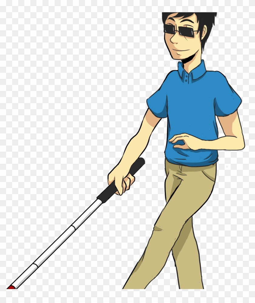 Blind Guy Clip Art - Blind Guy #1761972