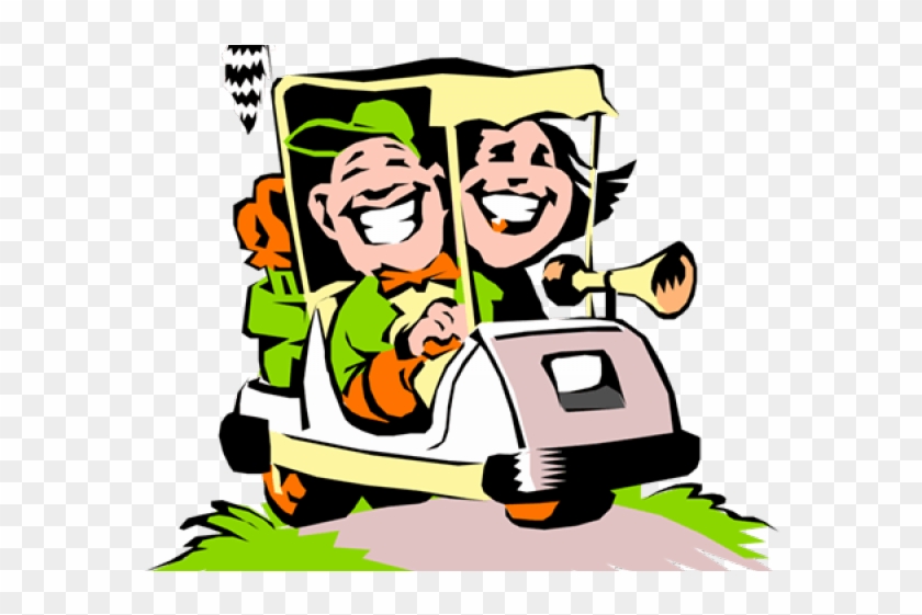 Cartoon Golf Cart Clip Art #1762037