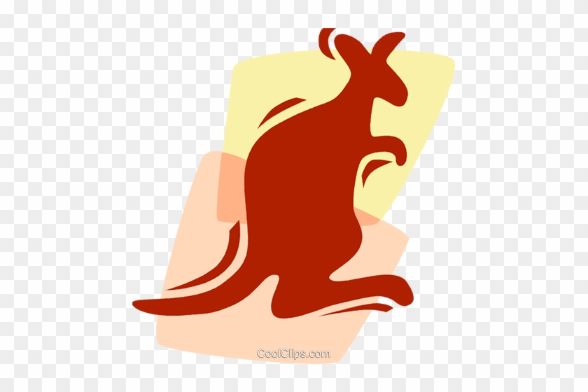 Kangaroos Royalty Free Vector Clip Art Illustration - Kangaroo #1762081
