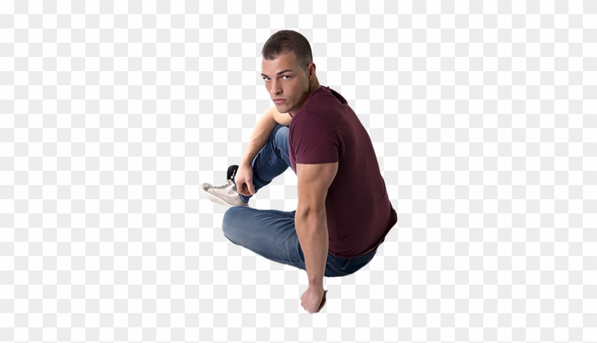 Fashionista Male Clipart - Man Sitting Floor Png #1762330