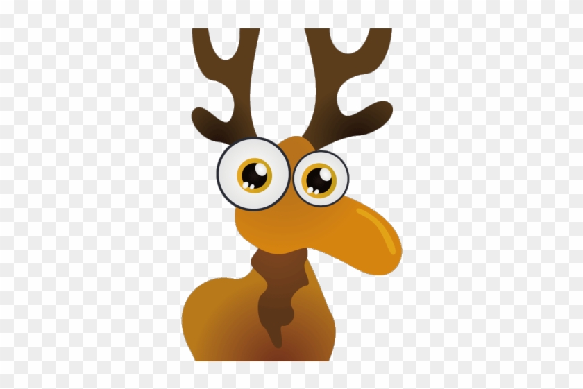 Sweden Clipart Reindeer - Deer Cartoon Big Eyes #1762405