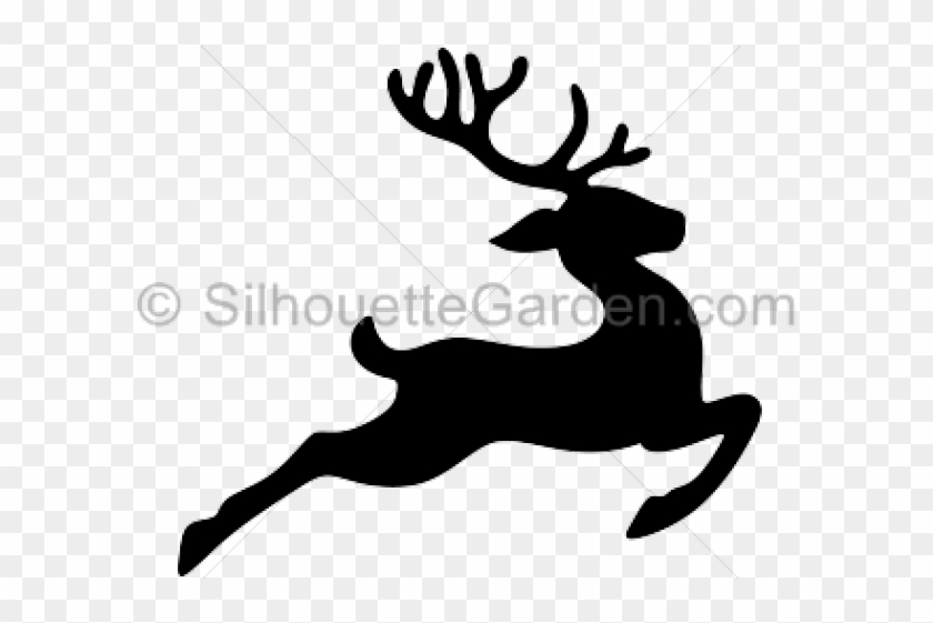 Sleigh Clipart Flying Reindeer - Reindeer Flying #1762407