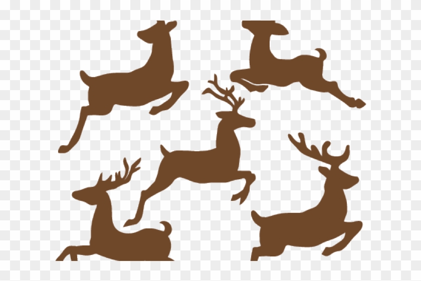 Reindeer Clipart Flying - Cute Christmas Reindeer Flying #1762409