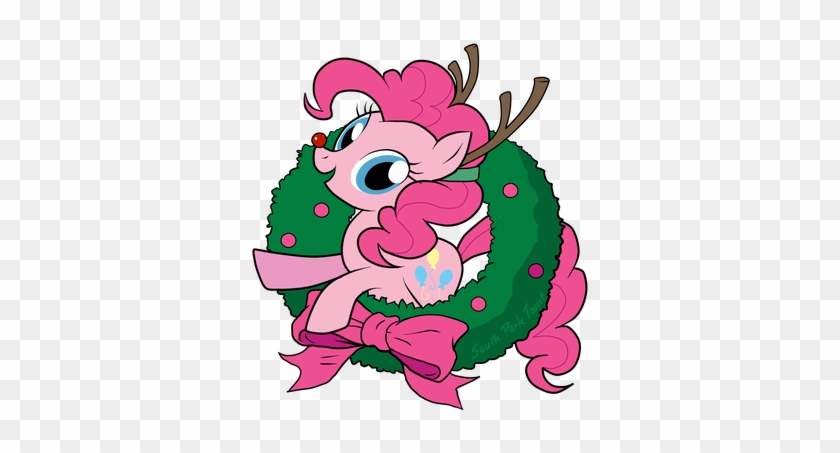 Pinkie Pie The Red Nose Reindeer By Southparktaoist - My Little Pony Christmas Pinkie Pie #1762428