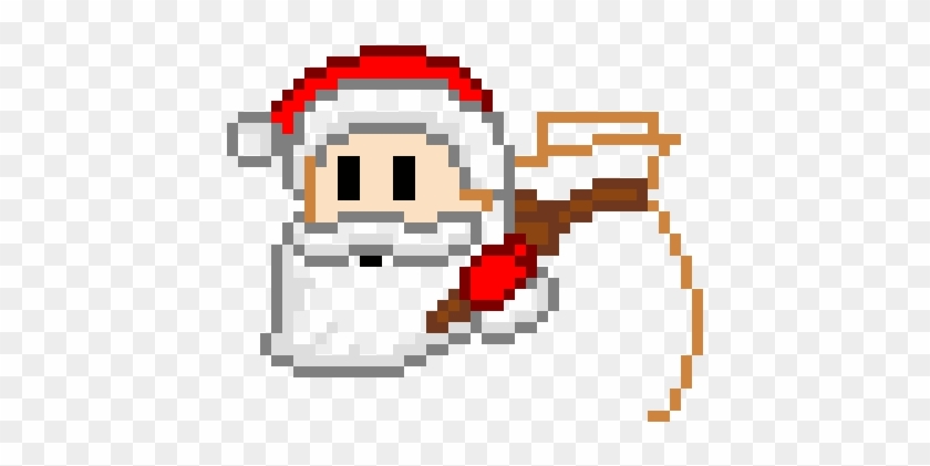 Santa Claus - Pixel Art De Santa Claus #1762446