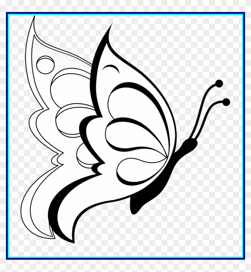 Astonishing Butterfly Clipart - Butterfly Drawings In Pencil #1762492