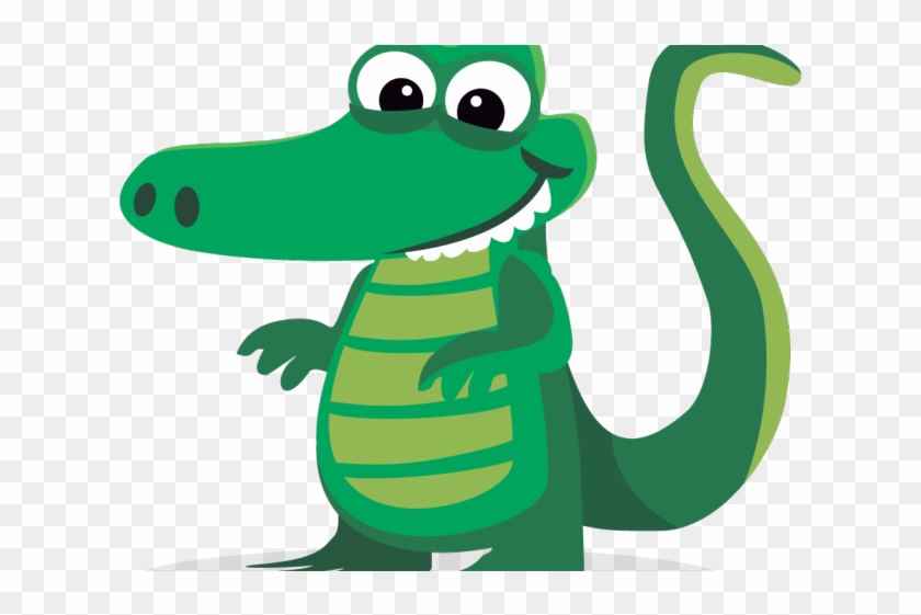 Caiman Clipart Cartoon - See You Later Alligator Funny #1762539