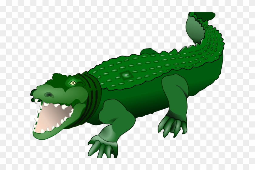 Crocodile Clipart Zoo Animal - Krokodil Clipart #1762552