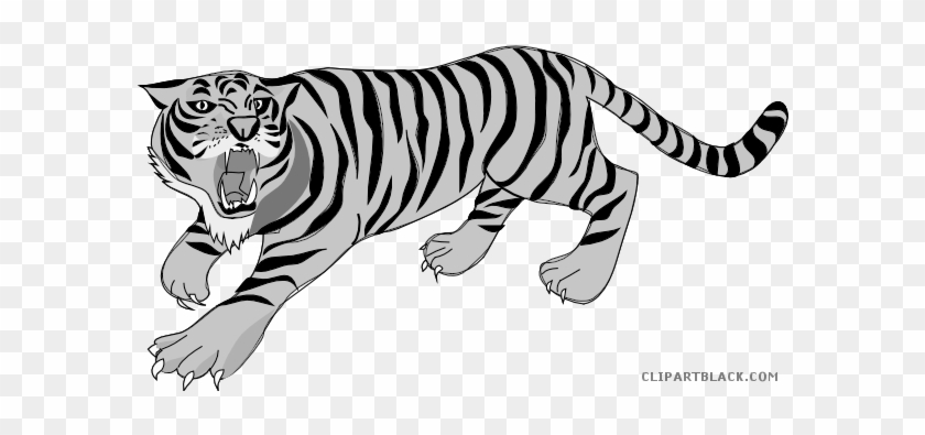 White Tiger Clipart Tiger School - Tiger Roar Clipart #1762601
