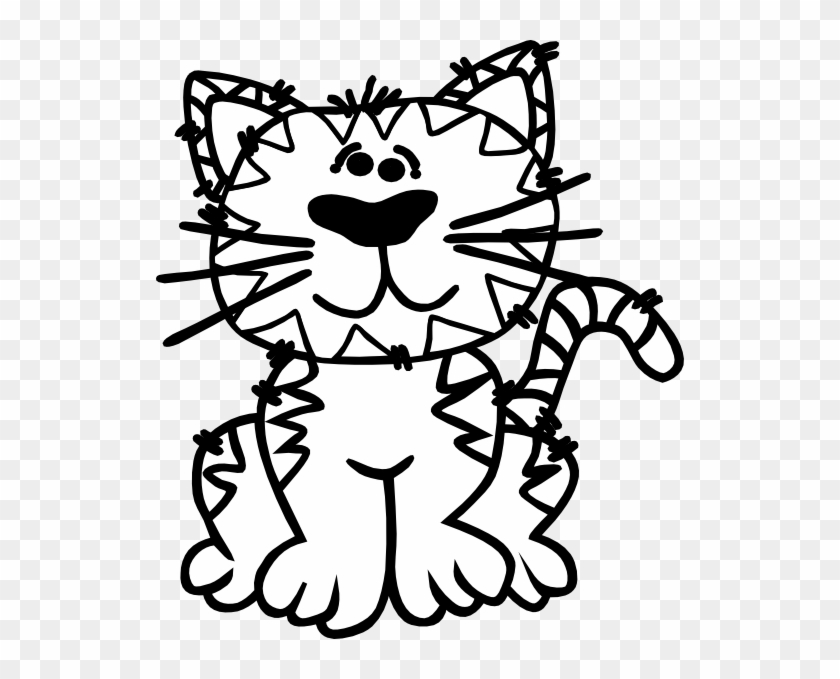 Cat-4px Clip Art At Clker Com - Cat Blue Png Clipart #1762607