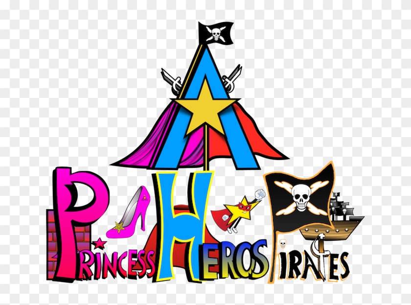 Pretty Princess Clip Art - Princess Pirate And Superhero #1762608