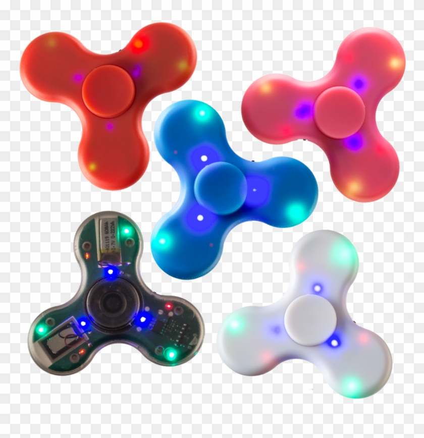 5-pack Random Led Bluetooth Speaker Fidget Spinners - Art #1762641