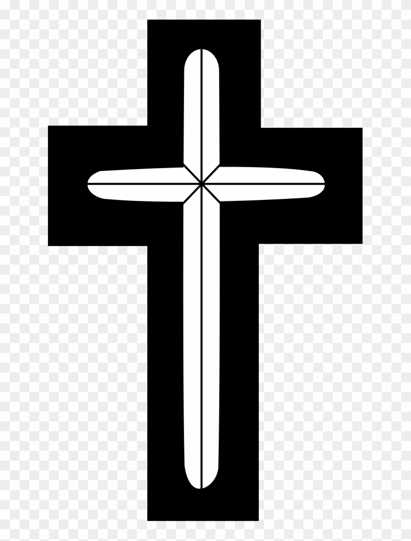 Usaf Christian Chaplain Badge - Air Force Chaplain Cross Black And White #1762732