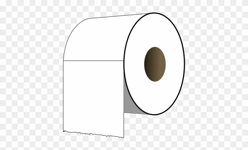 Middleage - Clipart Black And White Toilet Paper #1762793