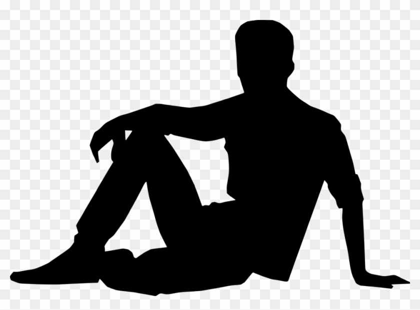 Silhouette Png - People Sit Silhouette Png #1762833