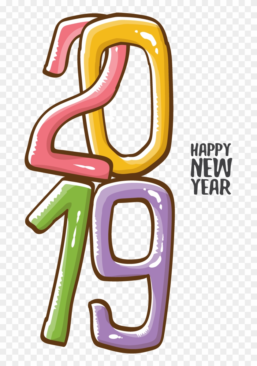 2019 Happy New Year 15 Vector - 2019 Happy New Year 15 Vector #1762841