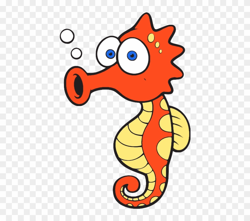 Seahorse Cartoon - Free Transparent PNG Clipart Images Download