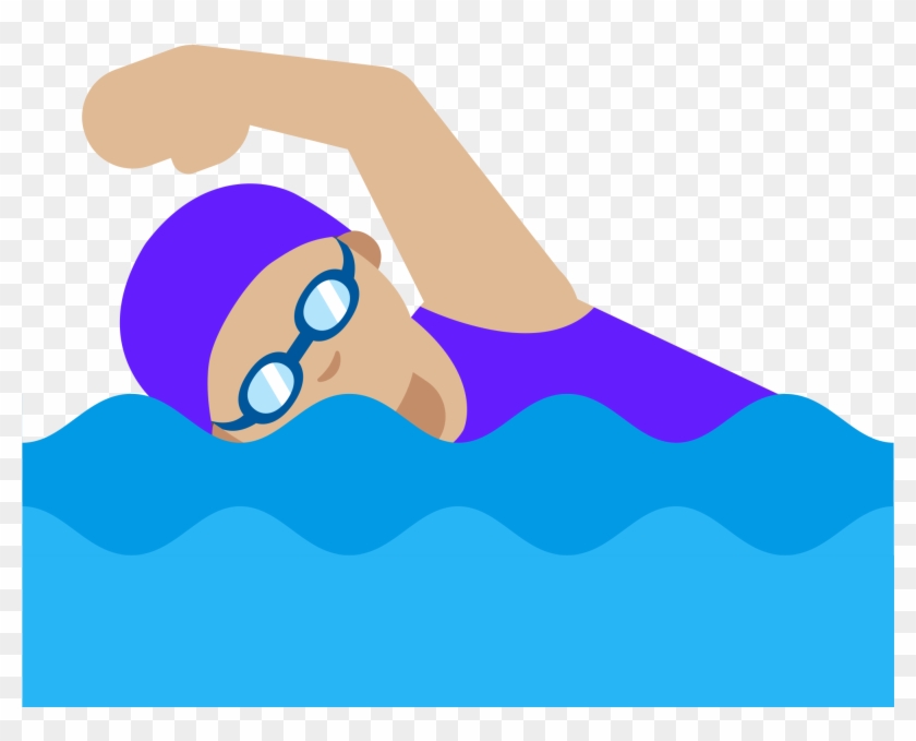 Moving Clipart Swimming - Schwimmen Emoji #1762942