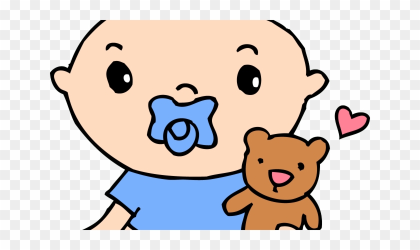 Baby Bib Clipart Clipartmonk Free Clip Art Images Unique - Baby With Pacifier Clipart #1762988