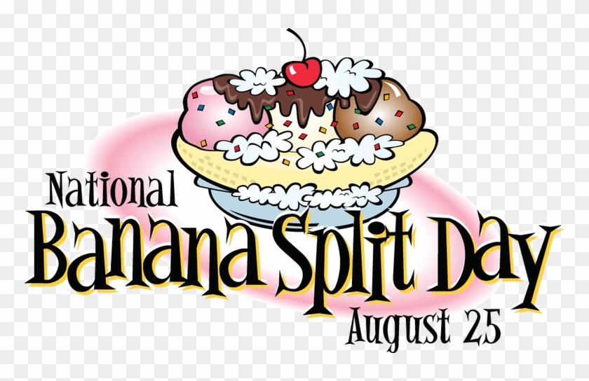 Svg National Day Pinterest Bananas Awesome Desserts - National Banana Split Day Clipart #1763148