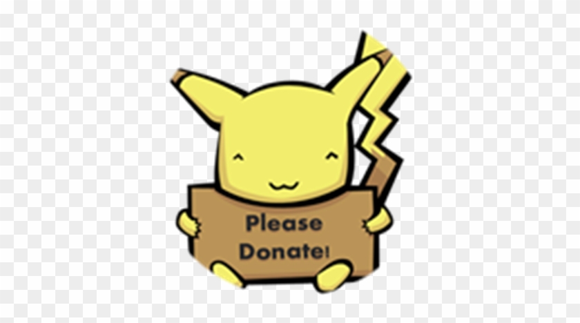 Donate Vector Cartoon - Roblox Donate #1763217