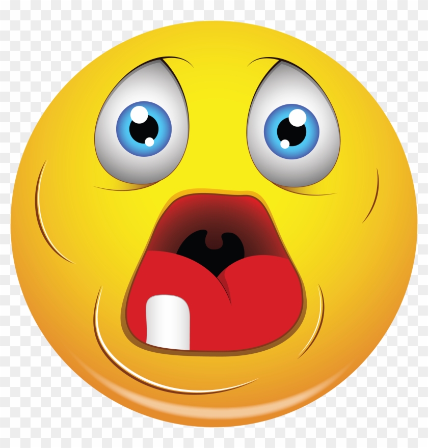 Scared Face Png - Clipart Melodramatic #1763322