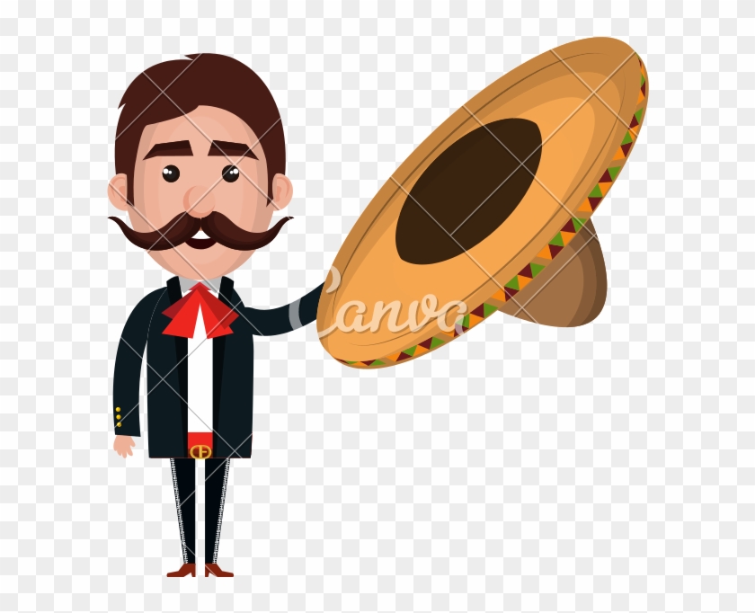 Mexican Mariachi Cartoon - Avatar Mariachi #1763365