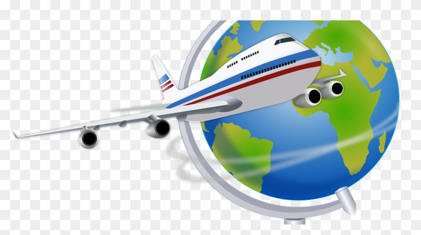 Flying - Airplane Travel Clip Art #1763575
