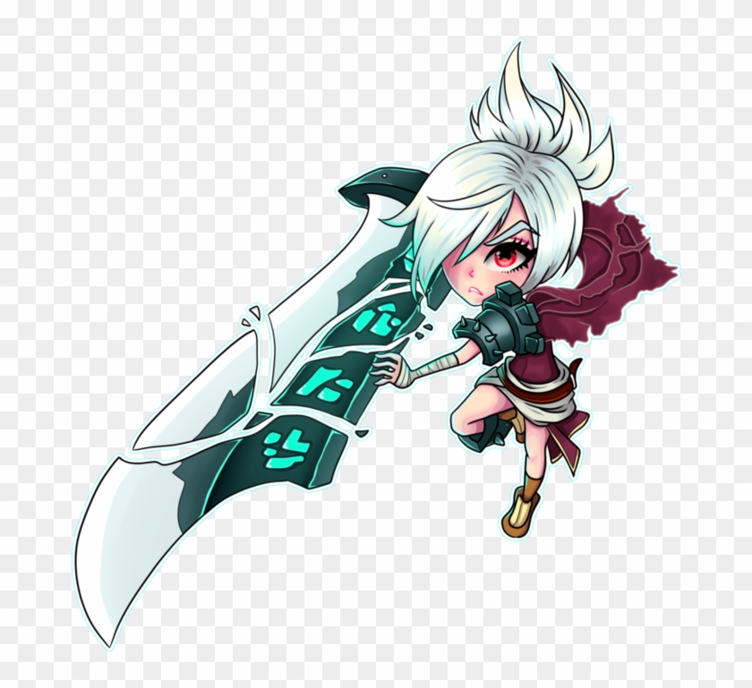 Riven League Of Legends - Riven Chibi #1763603