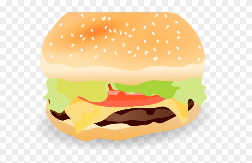 Veggie Burger Clipart Bbq Burger - Icone De Lanche #1763621