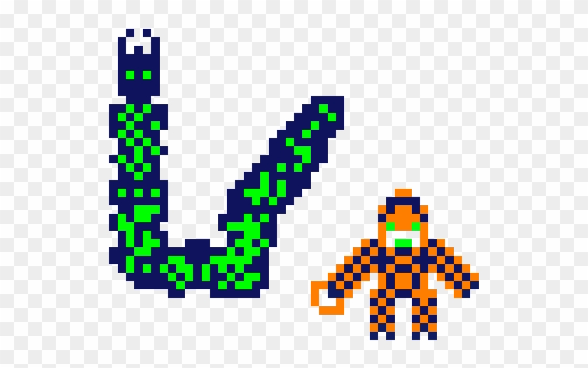 Pixilart Terraria Fan Made Battle Elite Destroyer Elite - Cartoon #1763842