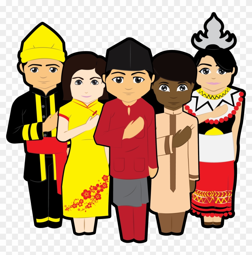 Culture Clipart Person - Malaysian Traditional Art Png #1764052