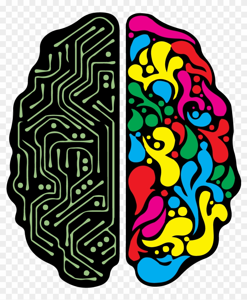 Creative Brain Png - Sides Of The Brain Png #1764179