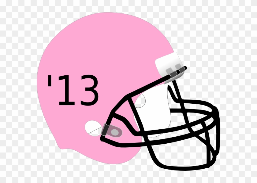 Football Helmet Pink Clip Art At Clker - Football Helmet Pink Clip Art At Clker #1764305