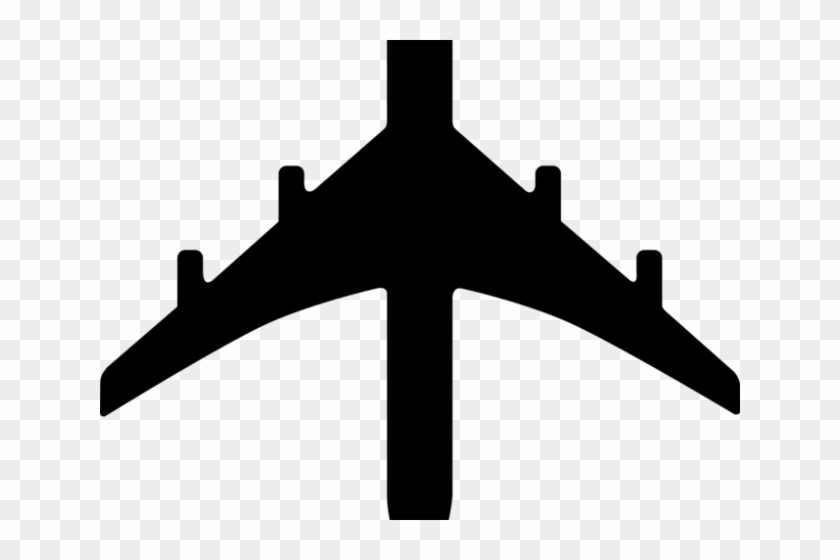 Jet Clipart Silhouette - Airplane Silhouette #1764442
