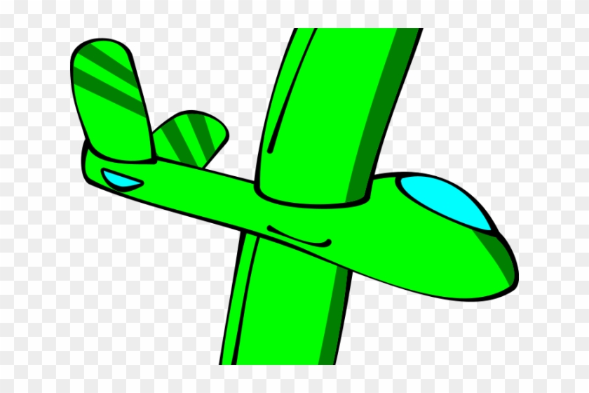 Jet Clipart Green - Airplane #1764444