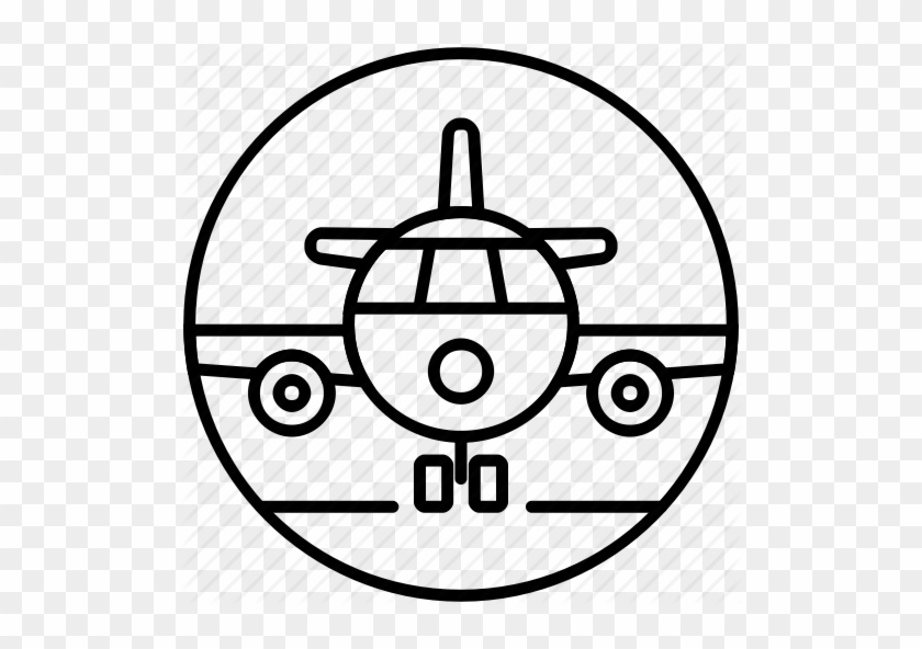 512 X 512 4 - Front Airplane Icon Png #1764452